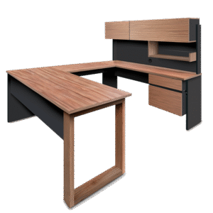 Escritorio Ejecutivo para Oficina Skanor 2853 / Nogal / Madera